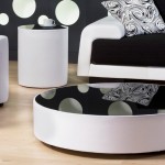 Modern tasarımlı oval orta sehpa modelleri