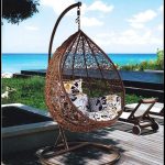 Rattan bahçe salıncak