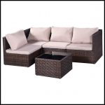 Rattan köşe koltuk