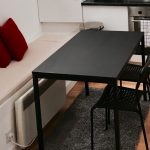 Ikea siyah mutfak masa sandalye seti tarendö adde