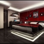 Kırmızı siyah yatak odası