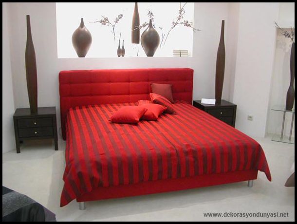 Kırmızı yatak odası modelleri 2020