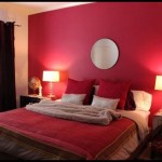 Kırmızı yatak odası tasarımları
