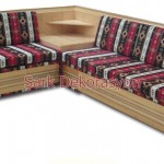Yataklı ahşap köşe