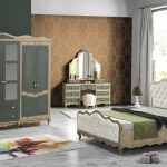 İpek mobilya yatak odası modelleri   yeşil