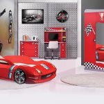 Weltew red car çocuk odası takımı