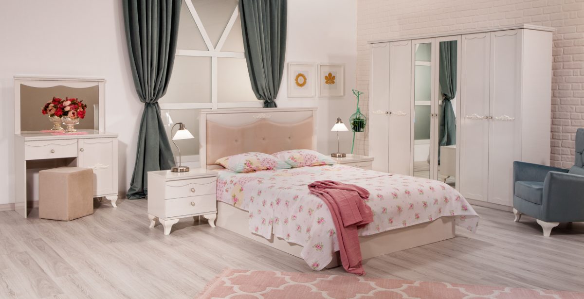 Moda life bianco yatak odası takımı