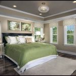 Yeşil yatak odası asma tavan