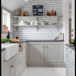 Açık gri mutfak tasarımları
