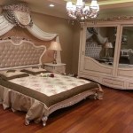 Klasik tasarım antika yatak odası modeli