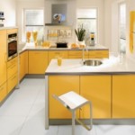 Koçtaş sarı renk mutfak modeli