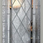Dekoratif baklava şeklinde cam kapı modeli