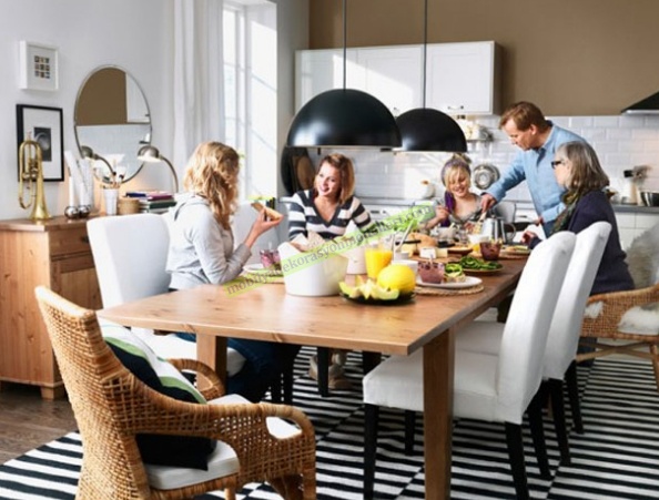 ikea yemek odası