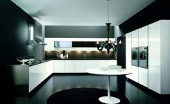 Modern tasarım italyan mutfak dekorasyonu