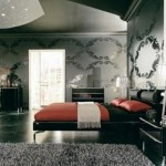 Modern ve lüks romantik yatak odası dekorasyonu